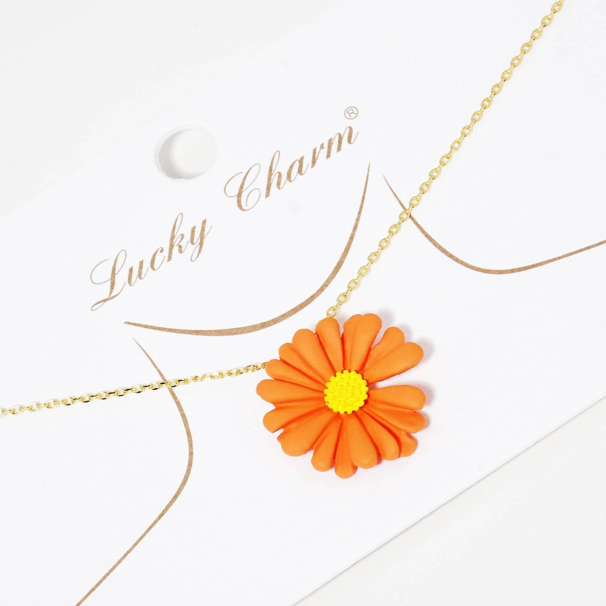 Daisy Charm Necklace