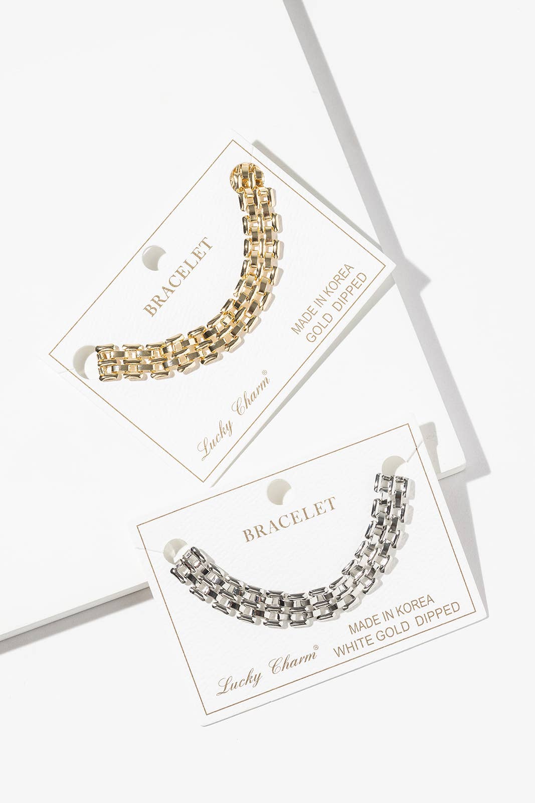 Classic Triple-Link Chain Bracelet