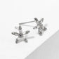 Dainty Star Cubic Zirconia Stud Earrings