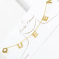 Mini Spaced Letter Queen Necklace