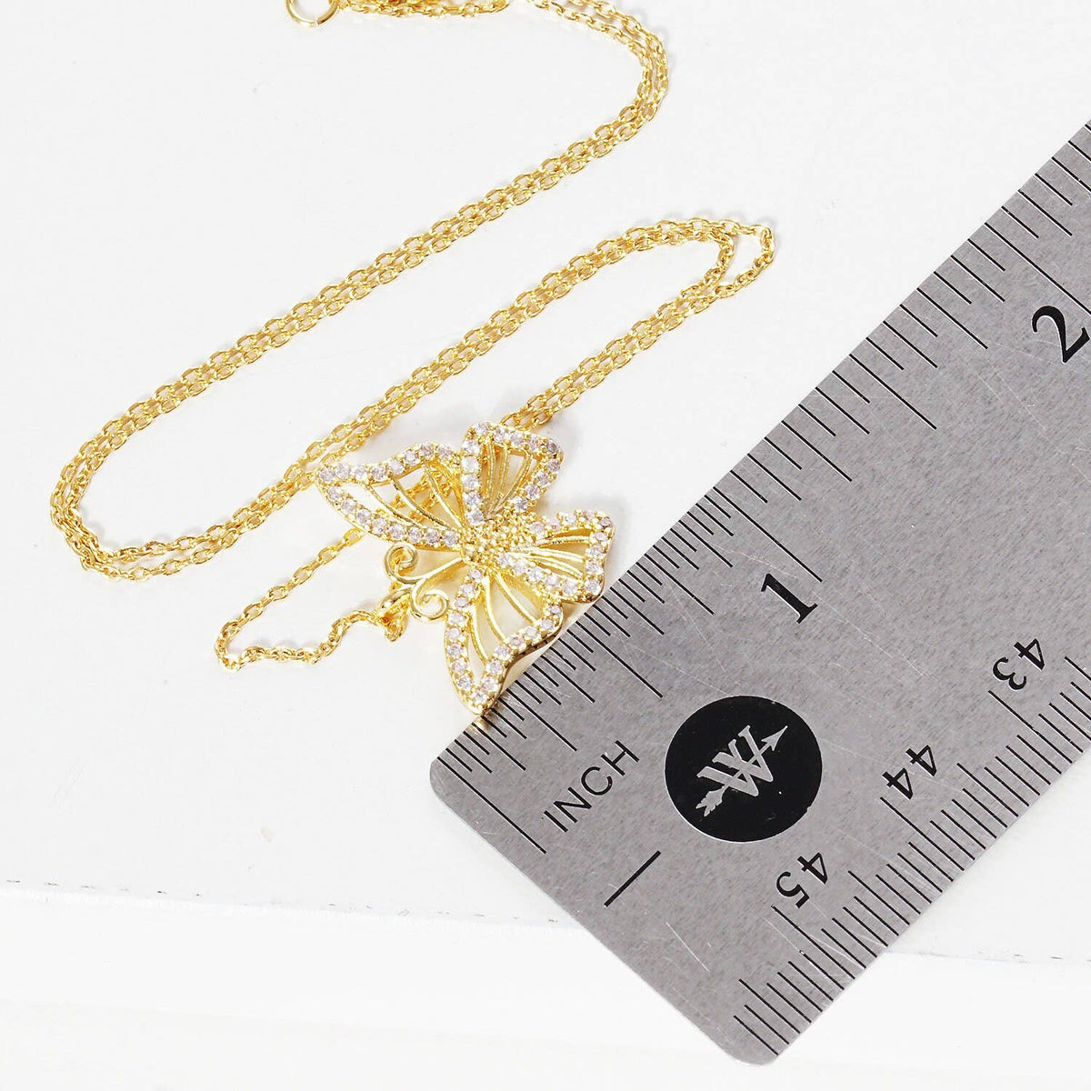 Gold Turkish Butterfly Necklace