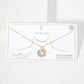 Intricate Pave-Set Door-Knocker Pendant Necklace