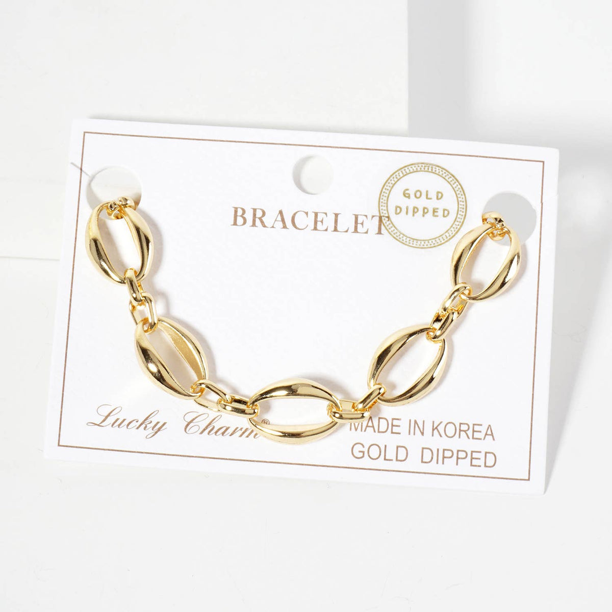 Minimalist Oval Link Chain Bracelet