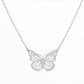 Gold Plated Dainty Butterfly Charm Necklace