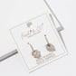 Round Cubic Zirconia Drop Earrings – Solitaire CZ on Lever