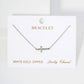 Religious-Theme Sideways Cross Chain Bracelet