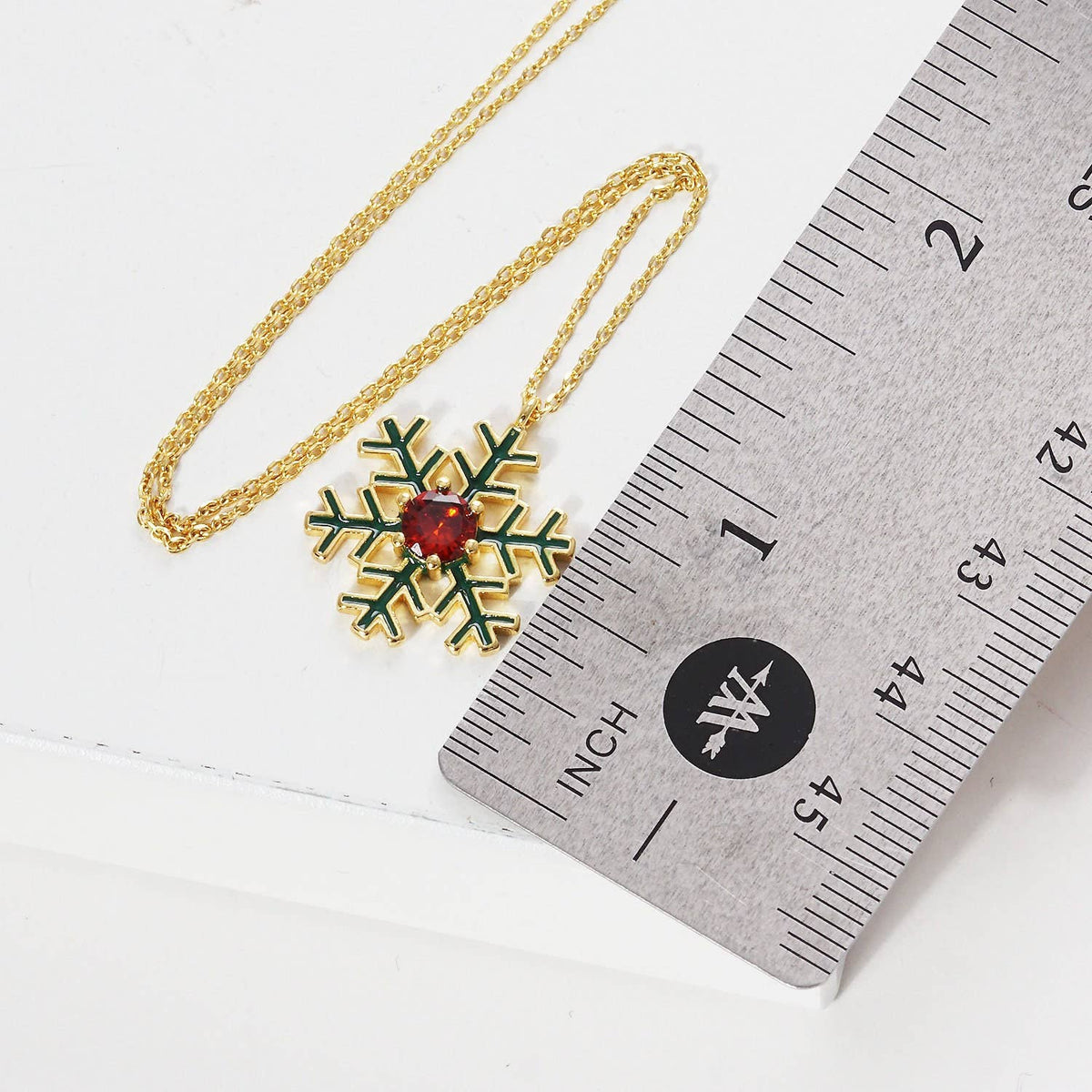Gold Plated Snowflake Necklace