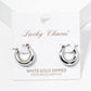 Chunky Dome Huggie Hoop Earrings