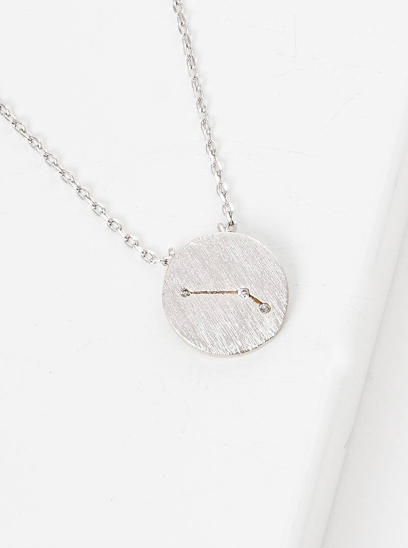 Gold Zodiac Coin Necklace