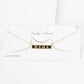 Gold Plated Mini Bar MAMA Necklace