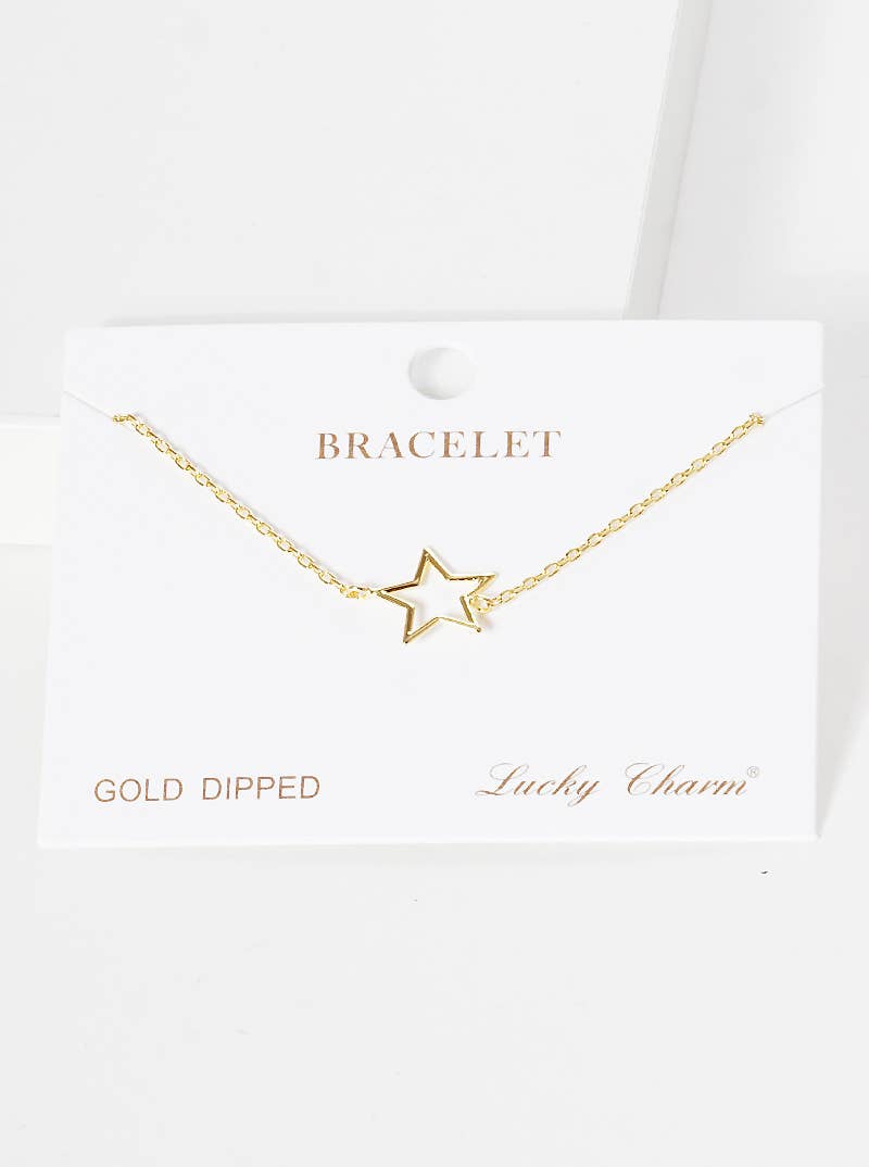 Minimalist Star Charm Bracelet