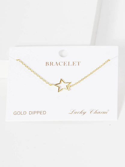 Minimalist Star Charm Bracelet