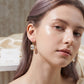 Birthstone Dangle Earrings – Gold-Dipped Octagon Cubic