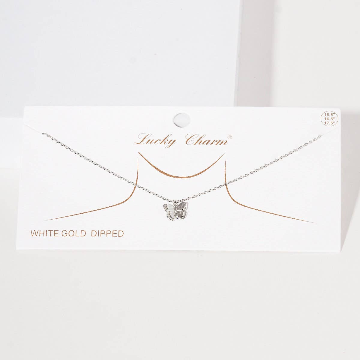 Gold Plated Butterfly Necklace