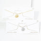 Gold Cubic Sunburst Necklace