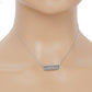 Gold Plated "Queen" Monogram Necklace