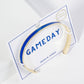 18K GOLD DIPPED ENAMEL COLOR GAME DAY CUFF BRACELET