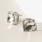 4-Prong Faceted 12mm Stone Post Stud Earrings