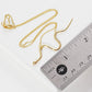 Gold Plated Snake Charm Necklace