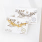 Crystal Chain Cap & Collar Pin