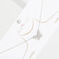 Gold Princess Butterfly Necklace
