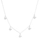 Gold Pave Butterfly Dangle Necklace