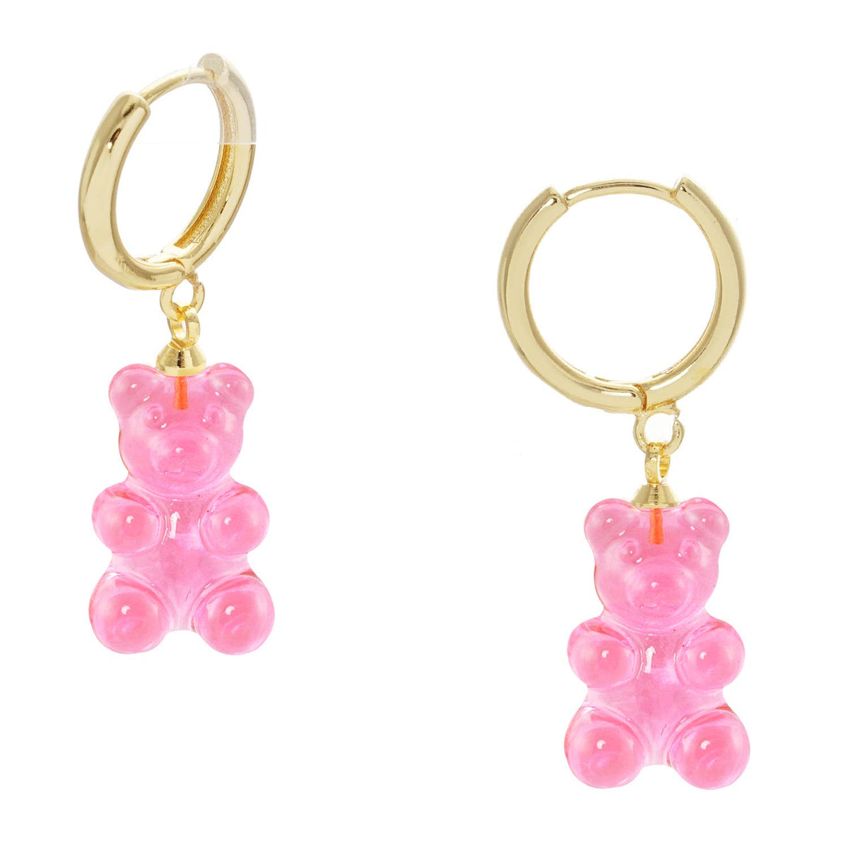 Color Gummy Bear Huggie Earrings