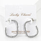 Textured Hoop Earrings