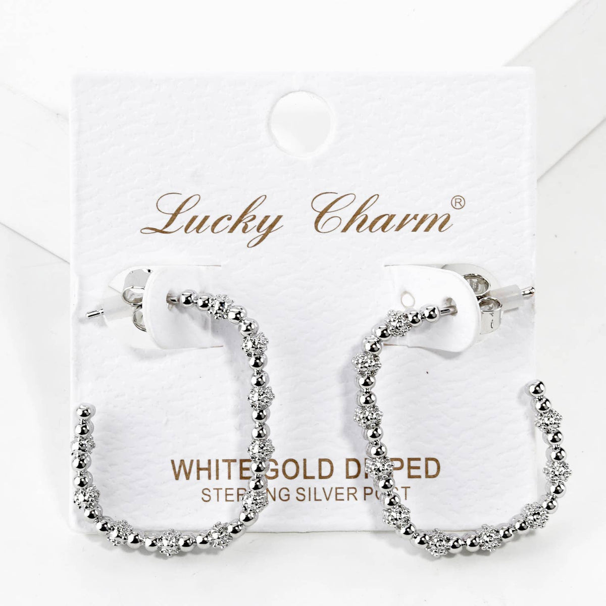 Textured Hoop Earrings