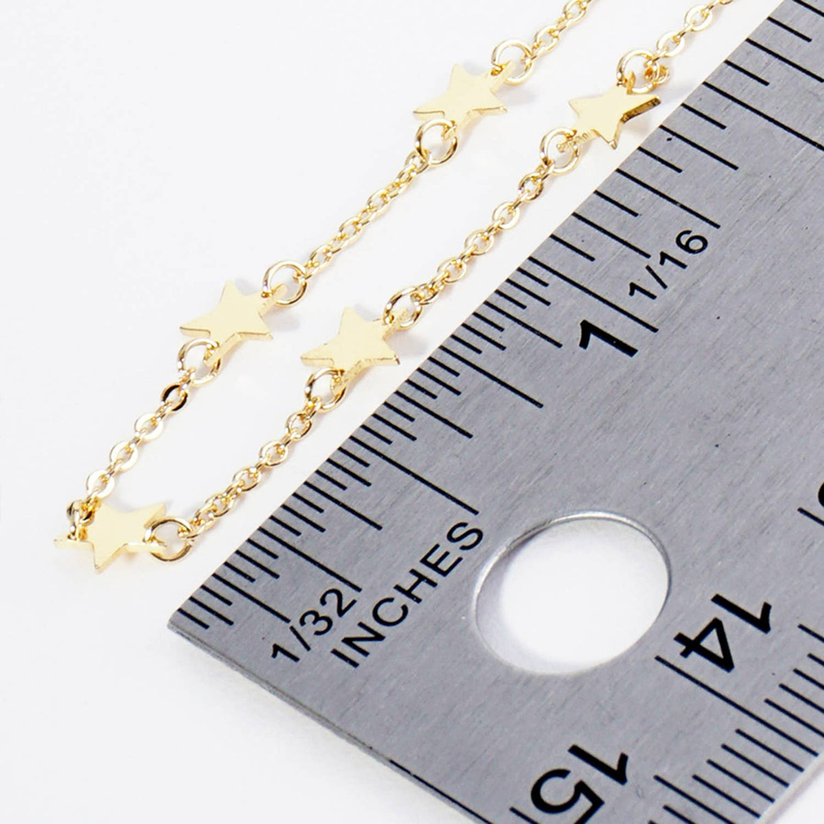 Dainty Star Charm Anklet