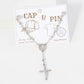 Cap & Clothing Pin Chain with Rosary Cross