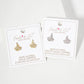 Micro-Pave-Set 13mm Ginkgo Leaf Stud Earrings