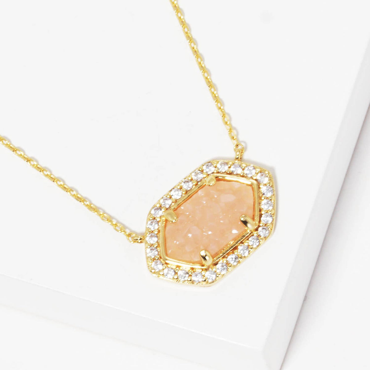 Bridesmaid Druzy Necklace