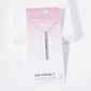 "STAY STRONG" Bar Pendant Necklace with Pink Ribbon Accent