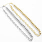Gold Plated Napier Two Tone Necklace