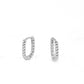 Gold Plated Braided Huggie Earrings