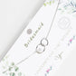 Interlocking Circle Pearl Necklace