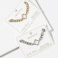 Clover Link Curb Chain Bracelet