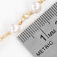 Dainty Pearl Station Choker Necklace