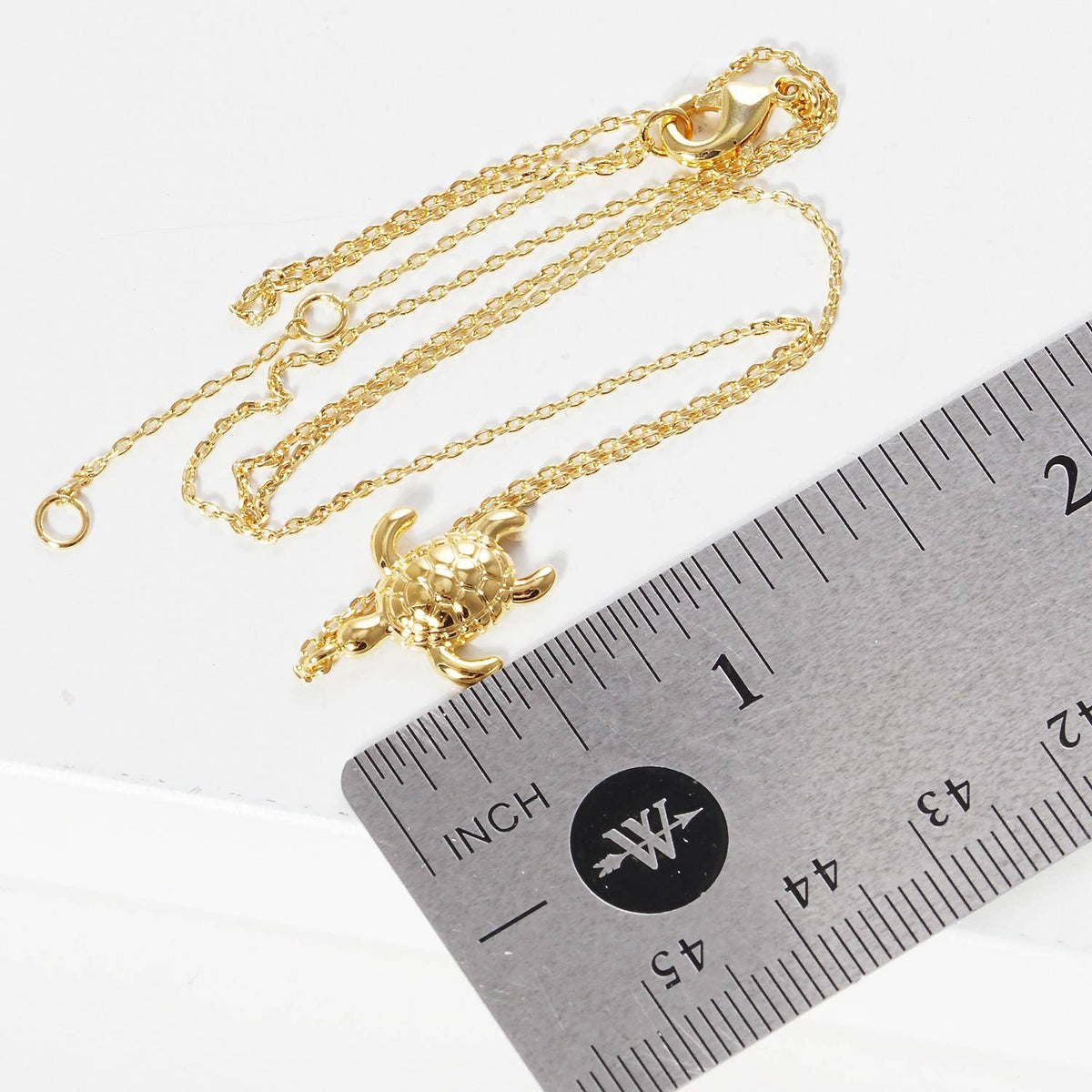 Gold Plated Sea Turtle Necklace