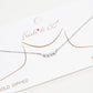 Minimalist Petite Pearl and Crystal Bar Necklace