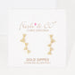 Gold Plated Triangle Ear Climber Earrings