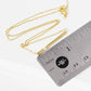 Gold Plated Thin Bar Necklace