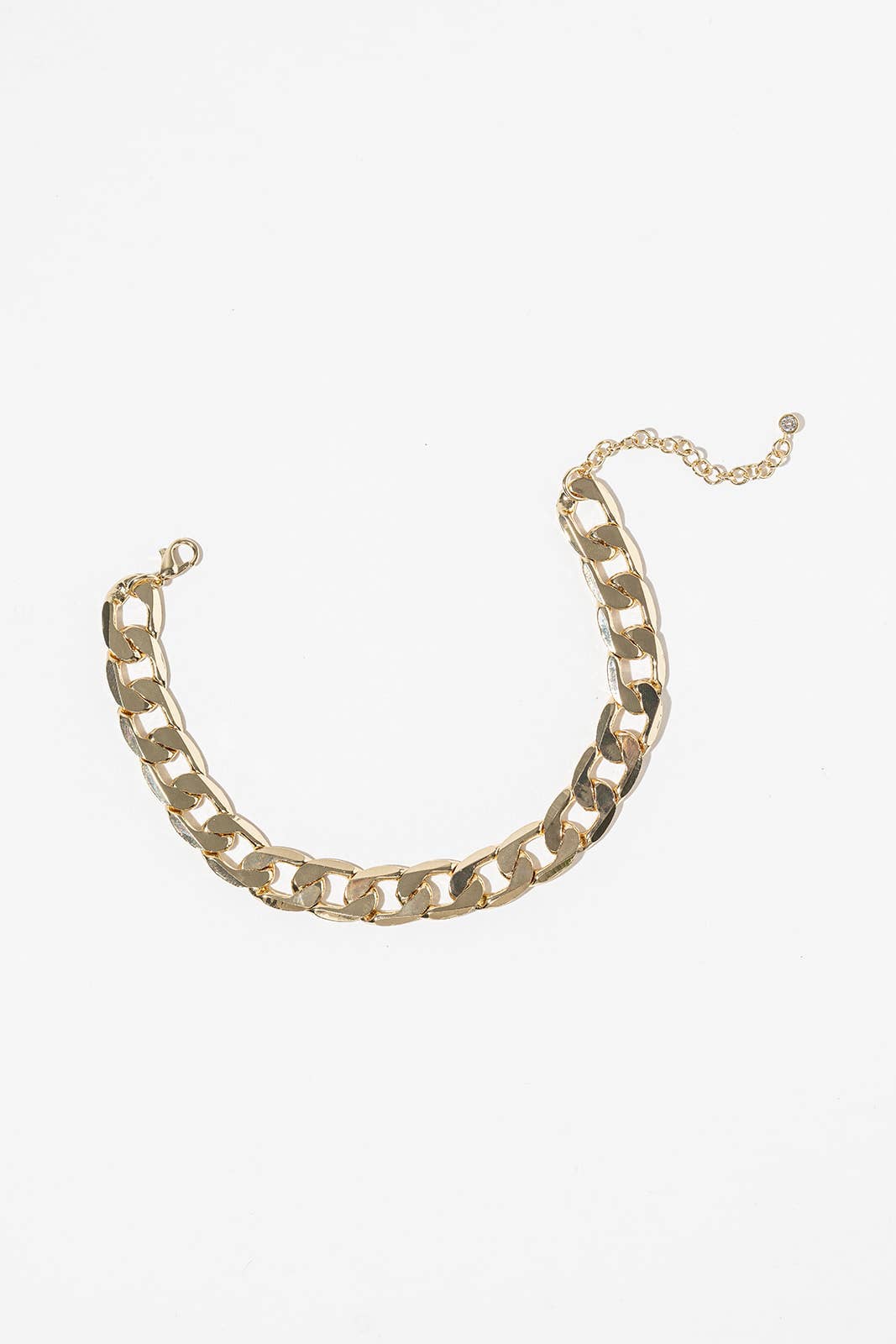 Chunky Curb Chain Link Anklet - Hypoallergenic Gold & Silver