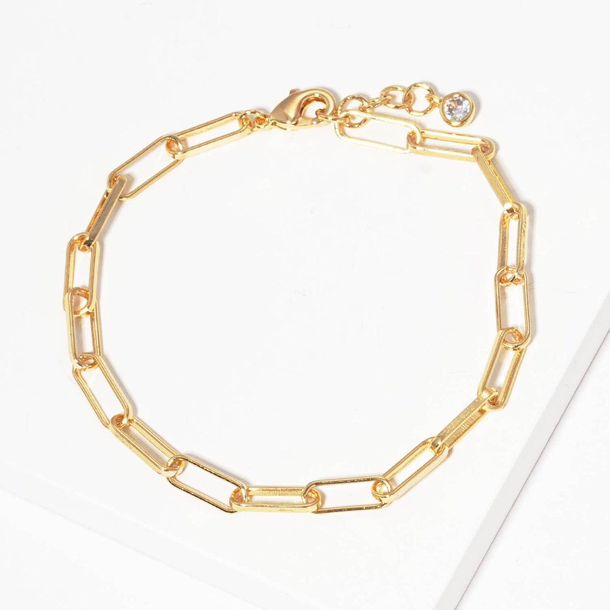 Minimalist Paperclip Chain Bracelet