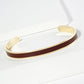 18K GOLD DIPPED ENAMEL COLOR GAME DAY CUFF BRACELET