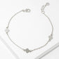 Dainty Clover Charm Adjustable Bracelet