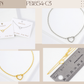 Polished Brass 10mm Cutout Heart  Chain Bracelet