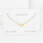 Gold Plated Initial Letter Bracelet