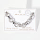 Textured Mixed Link Chain Bracelet